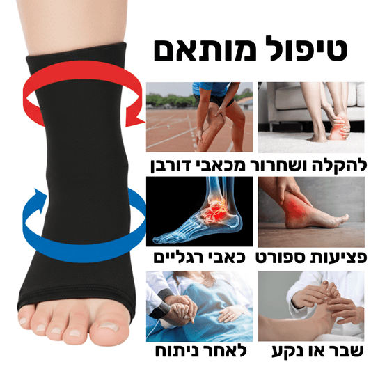 שרוול קור & חום לחיסול כאבי דורבן ורגליים - Pomy Sport