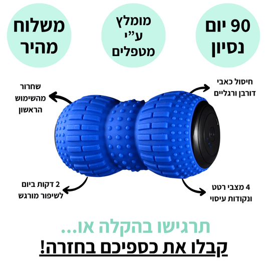 רולר לחיסול כאבי רגליים ודורבן | מבית פומי ספורט - Pomy Sport
