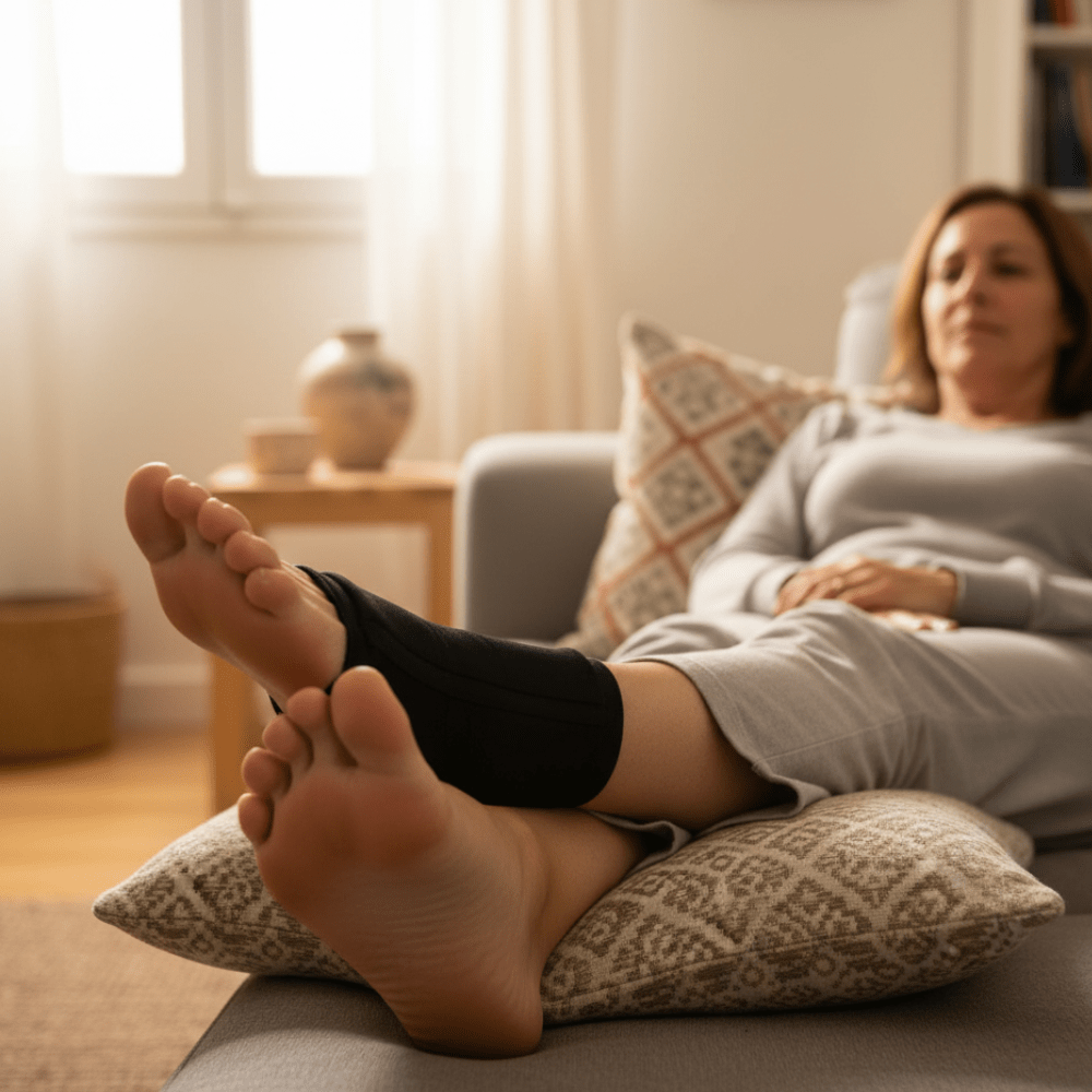 שרוול קור & חום לחיסול כאבי דורבן ורגליים - Pomy Sport