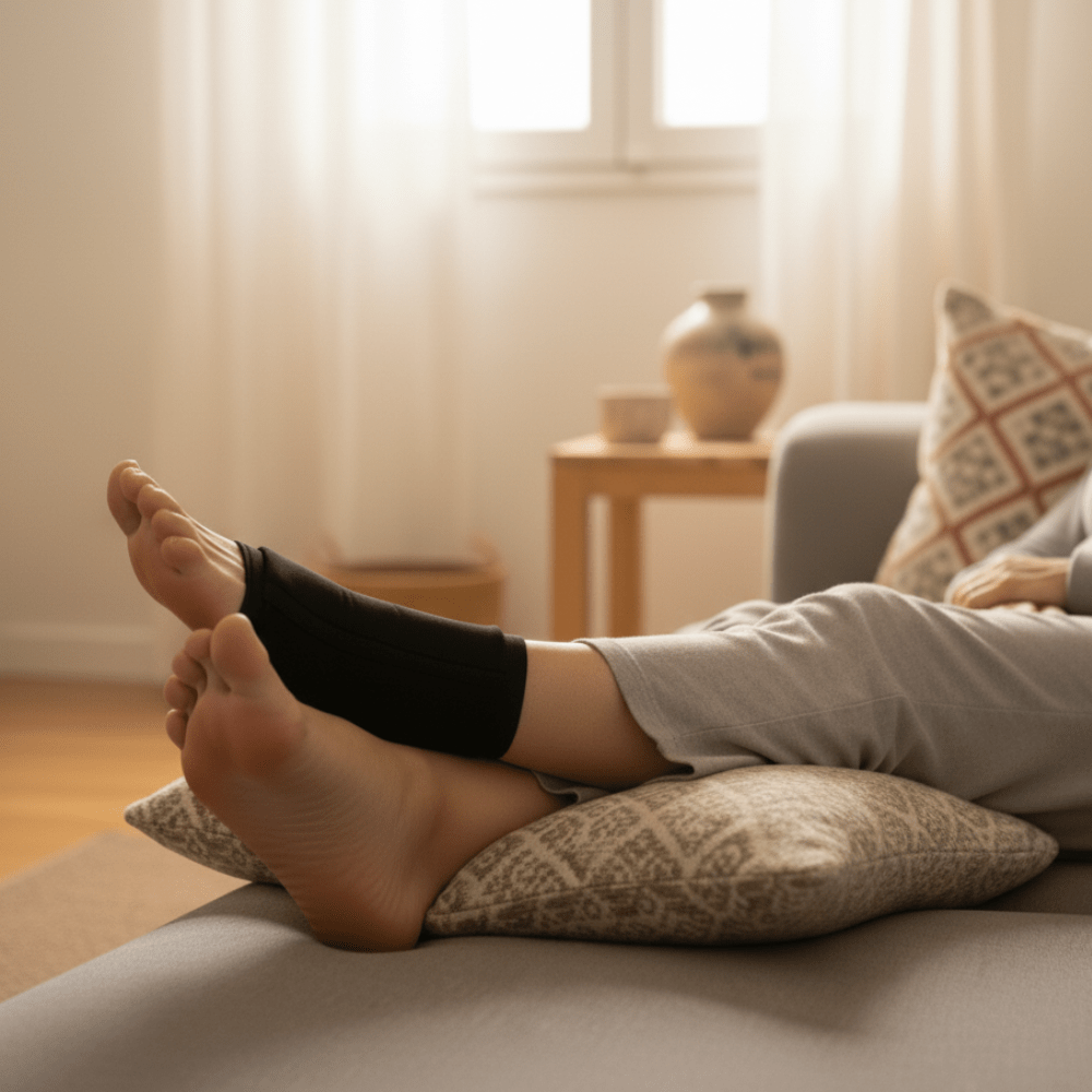 שרוול קור & חום לחיסול כאבי דורבן ורגליים - Pomy Sport