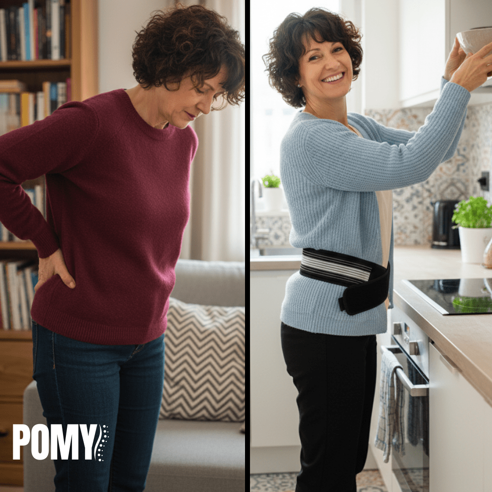 חגורת סיאטיקה | המדריך המלא להקלה יומיומית - Pomy Sport