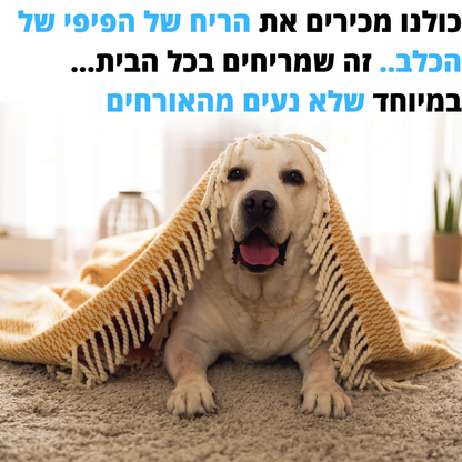 מטהר אוויר לחיות מחמד | נגד ריח פיפי, שיער ואלרגיות